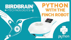 Python with Finch Robot from Birdbrain