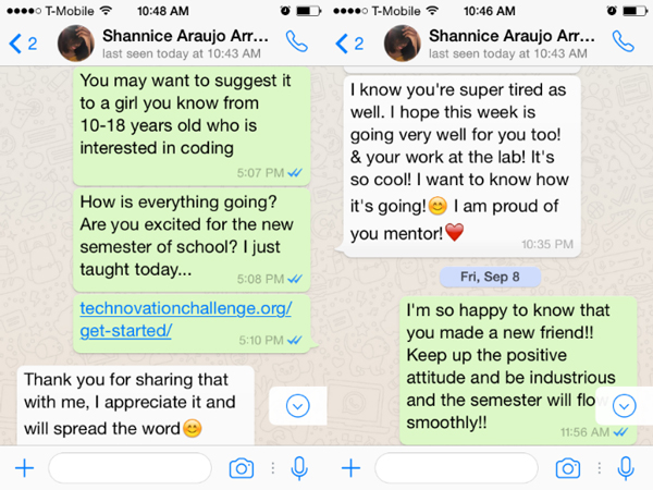 NYAS Mentorship: Cosmic Connection from Day One