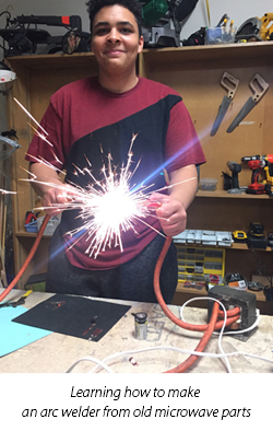 Learning how to make an arc welder from old microwave parts